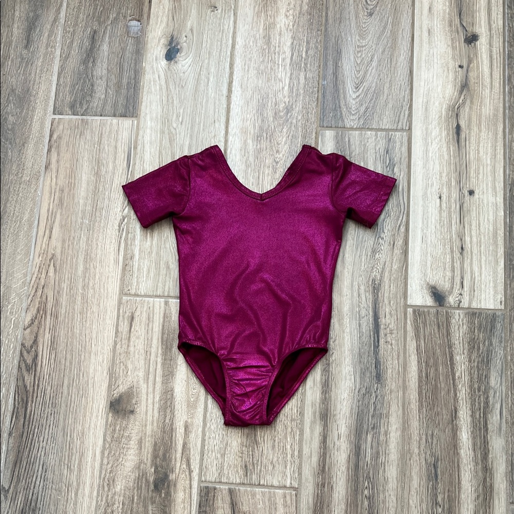 Kids Metallic Magenta Dance Outfit
